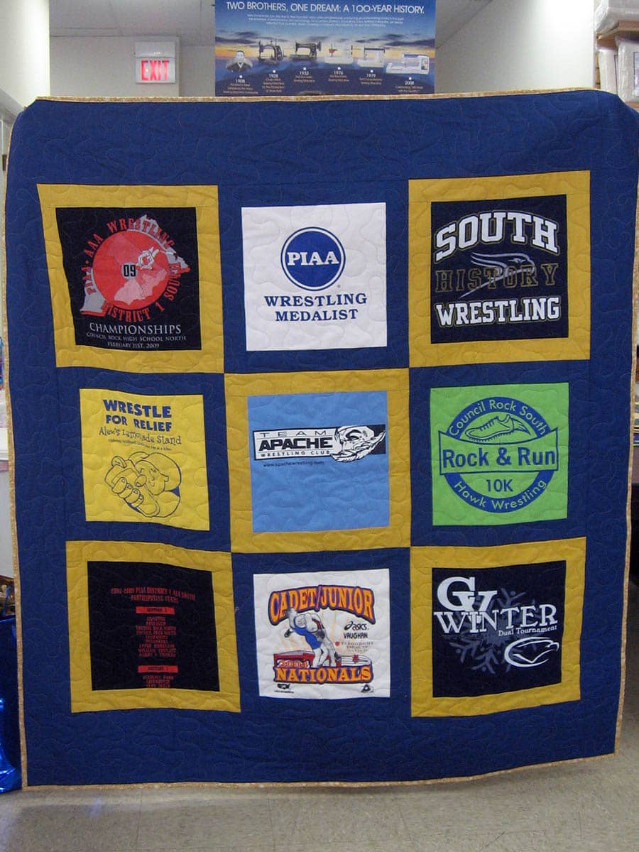 T-shirt quilts save cherished memories